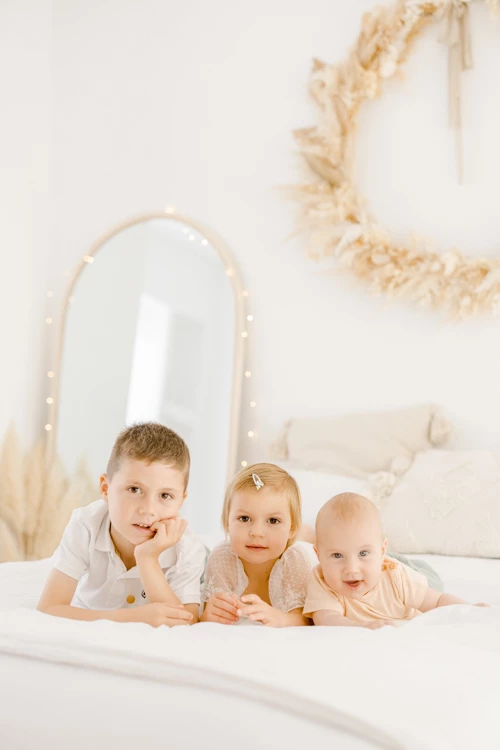 bonheur enfant lampe beige marron